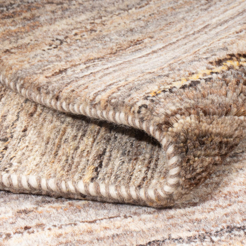 Tapis Gabbeh - Persan - 194 x 154 cm - beige foncé