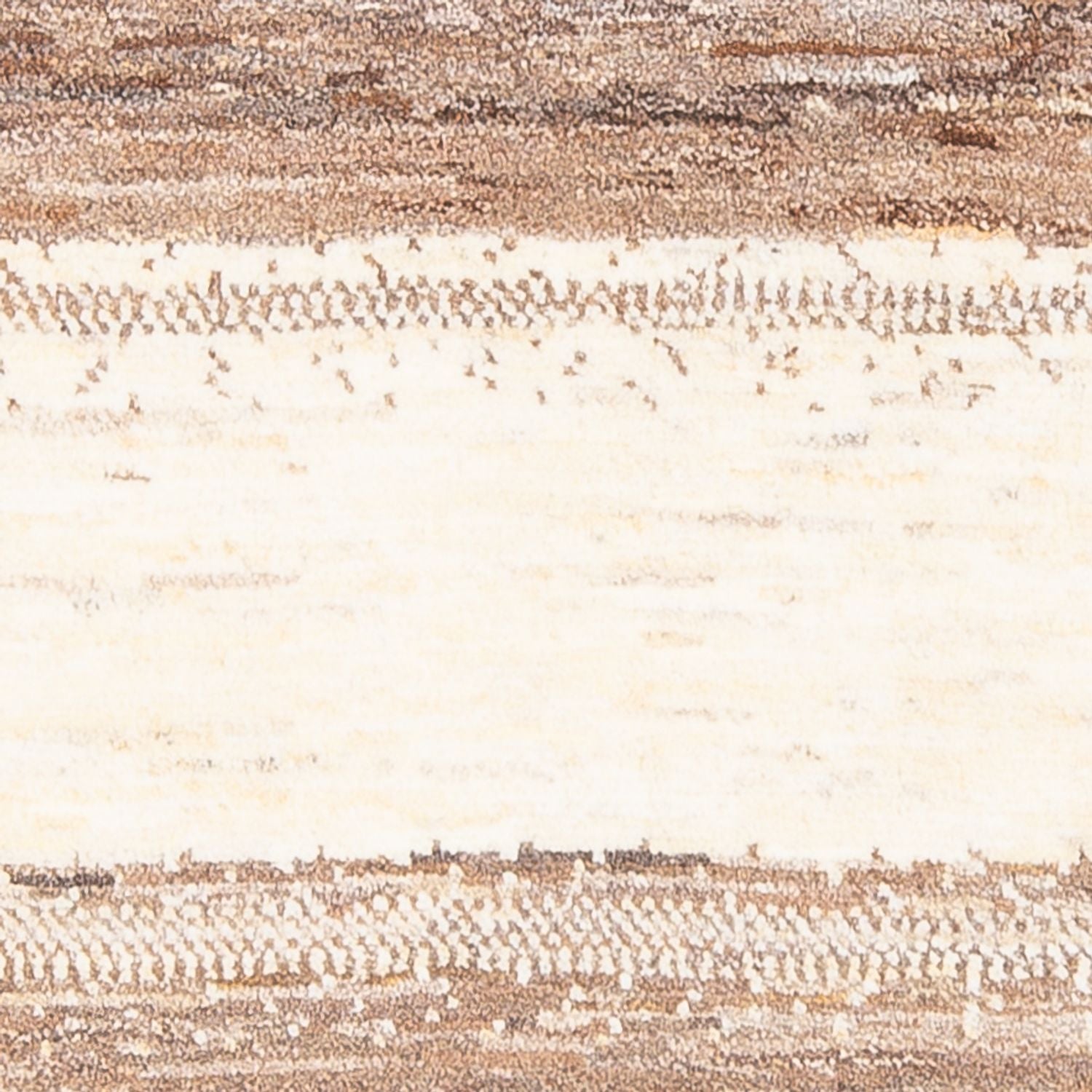 Gabbeh Teppich - Perser - 130 x 107 cm - natur
