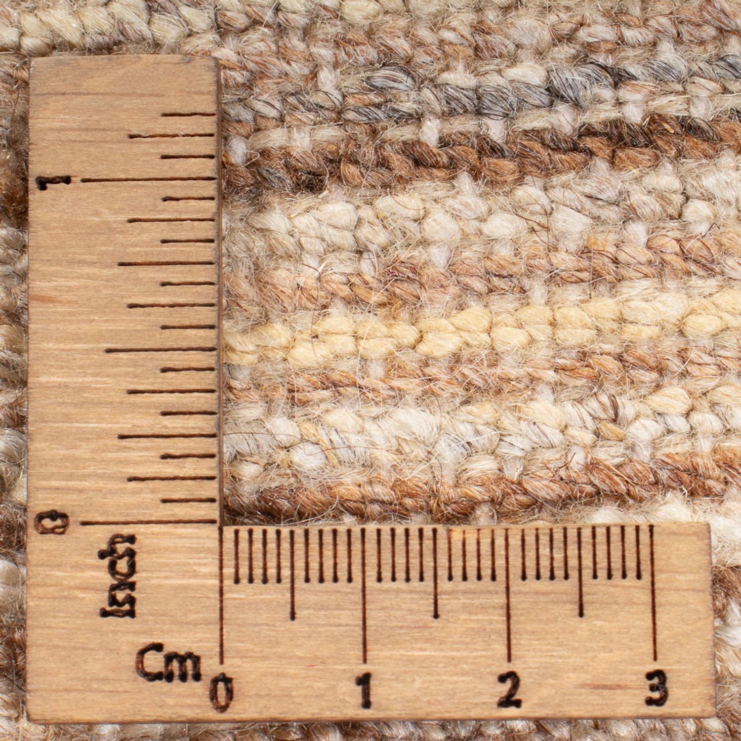 Tapis Gabbeh - Persan carré  - 184 x 158 cm - beige clair