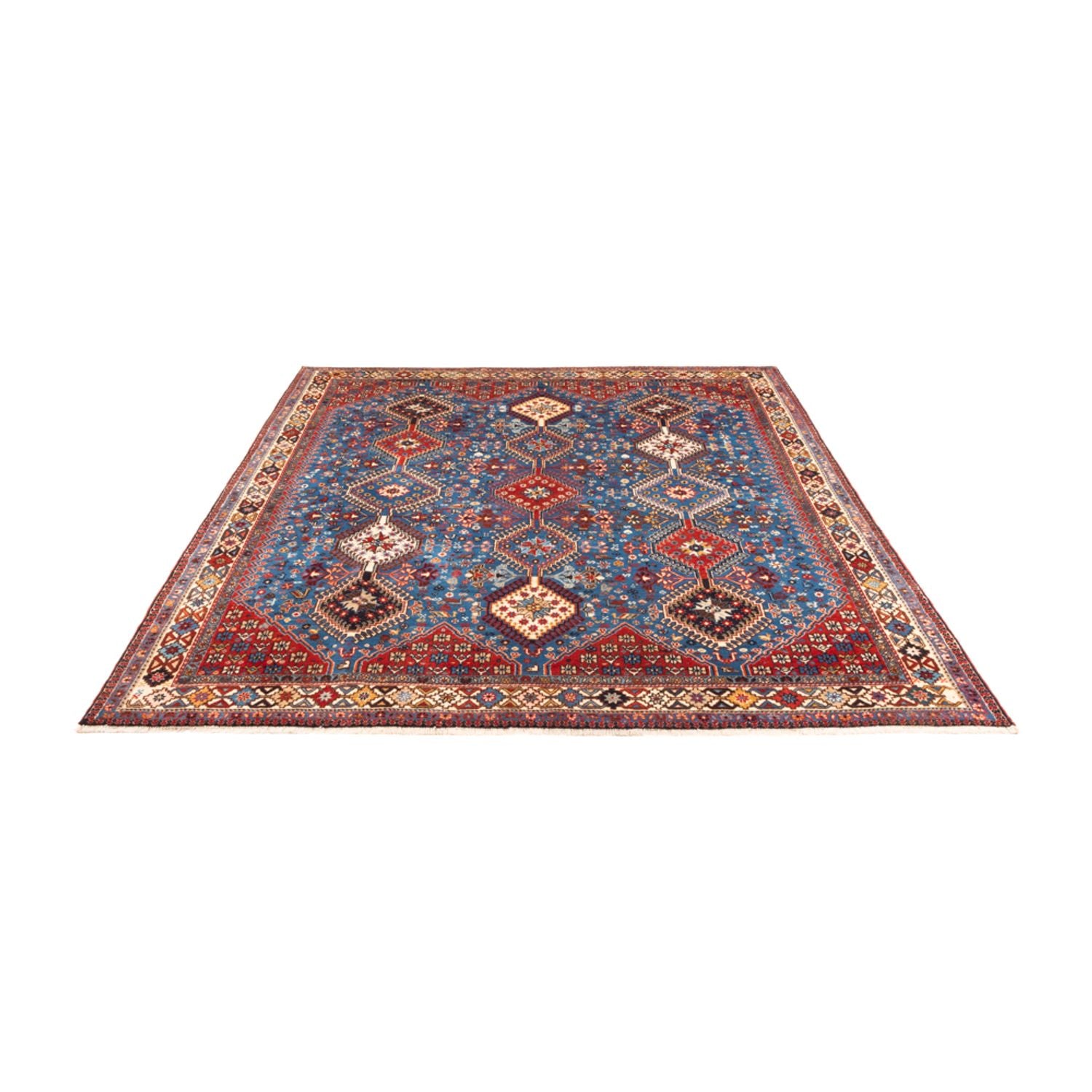 Tapis Gabbeh - Persan - 242 x 198 cm - bleu