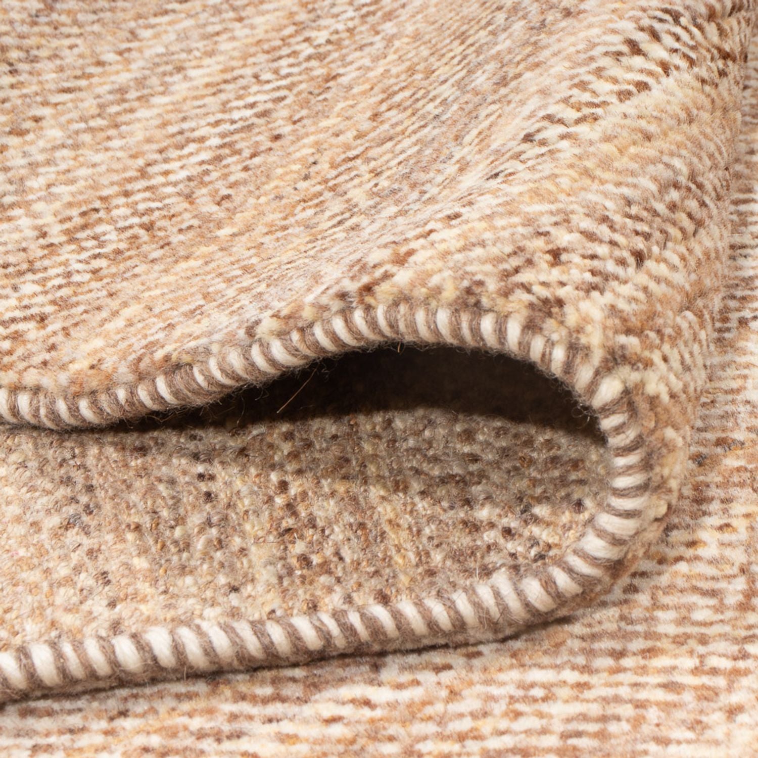 Tapis Gabbeh - Persan - 238 x 177 cm - marron clair