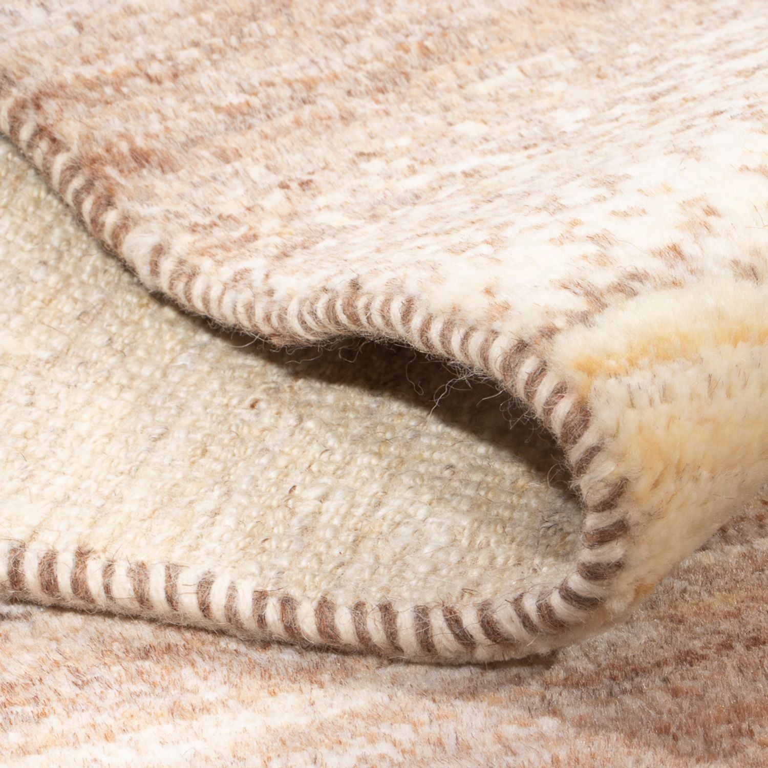 Tapis Gabbeh - Persan - 93 x 58 cm - beige clair
