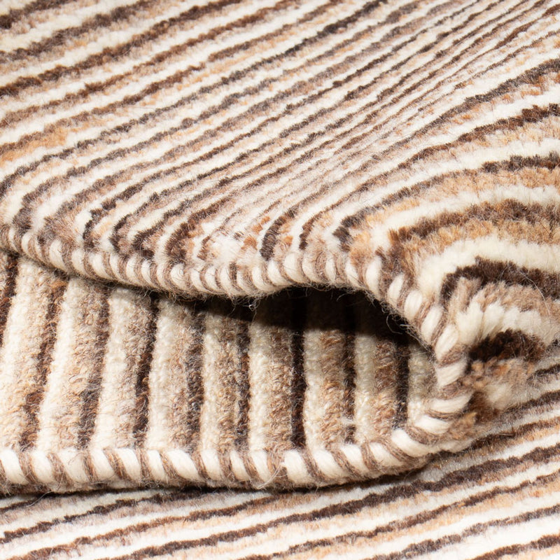 Tapis Gabbeh - Persan - 243 x 172 cm - marron foncé