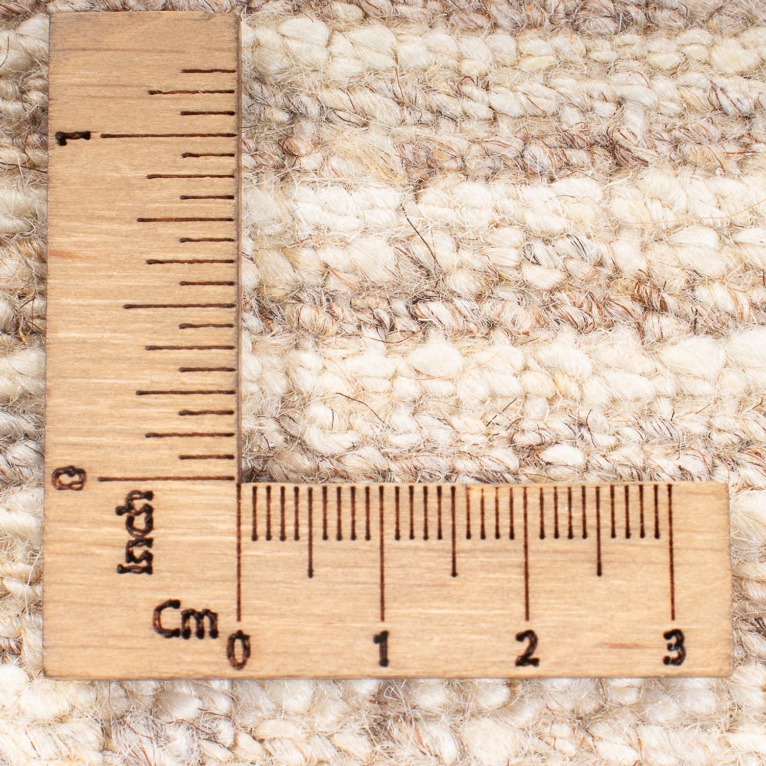 Tapis Gabbeh - Persan carré  - 157 x 140 cm - beige