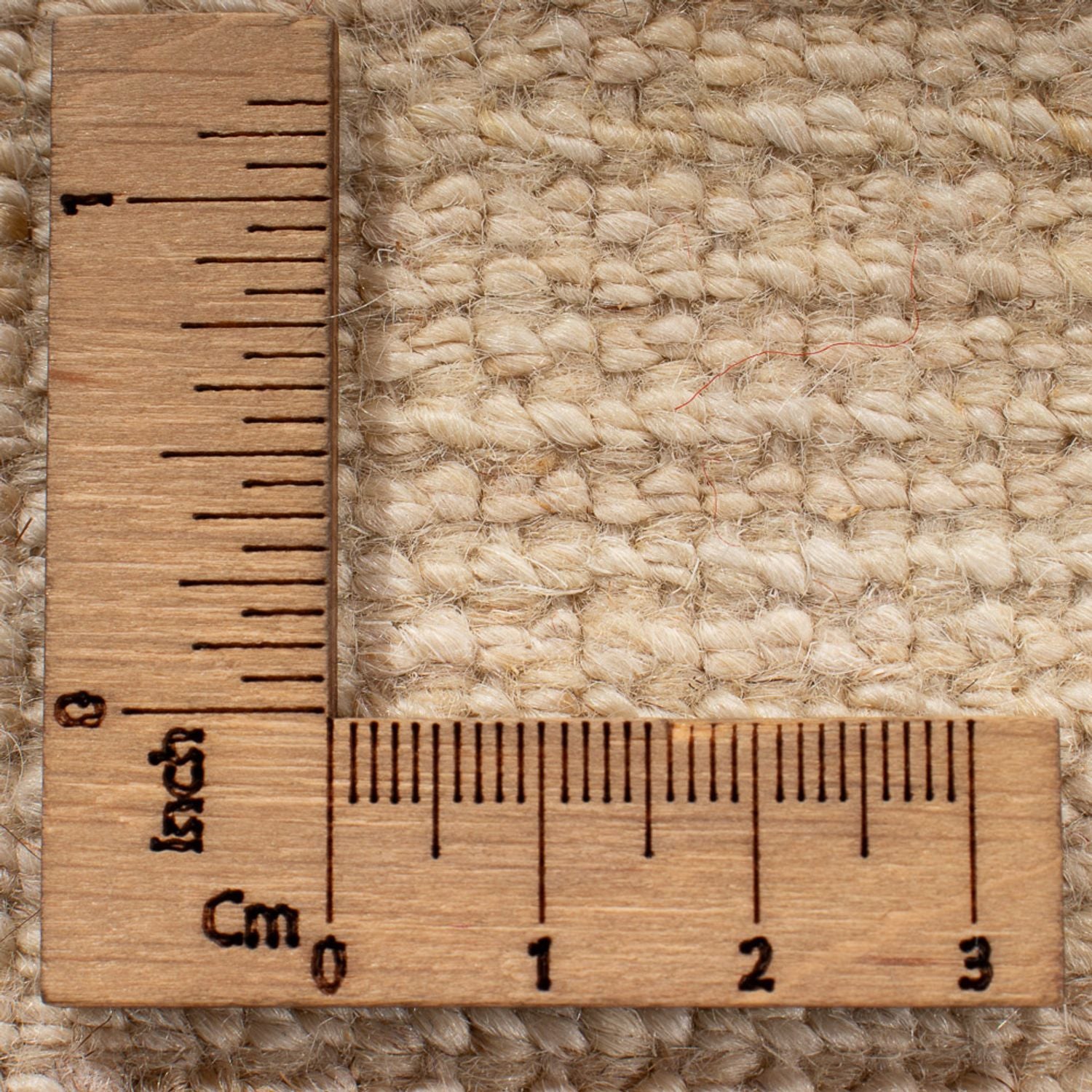 Tapis Gabbeh - Persan - 235 x 171 cm - blanc naturel