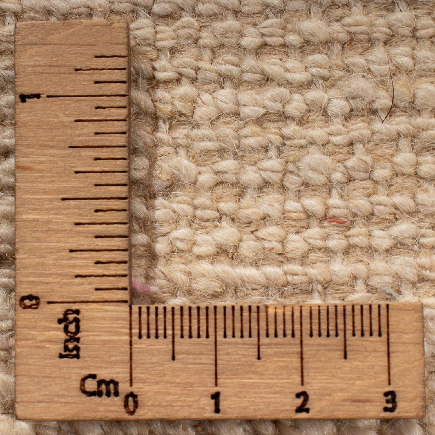 Tapis Gabbeh - Persan - 248 x 187 cm - blanc naturel