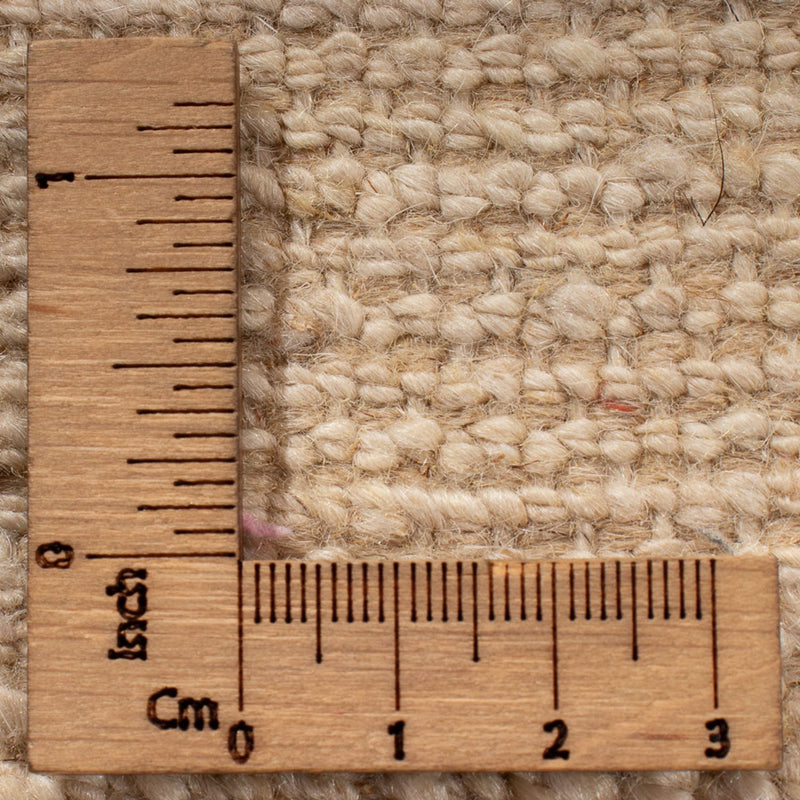 Tapis Gabbeh - Persan - 248 x 187 cm - blanc naturel