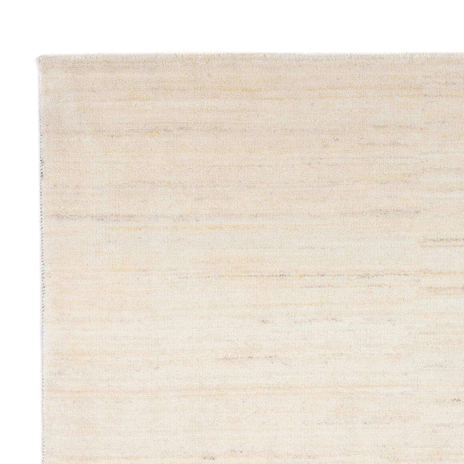 Tapis Gabbeh - Persan - 260 x 167 cm - blanc naturel