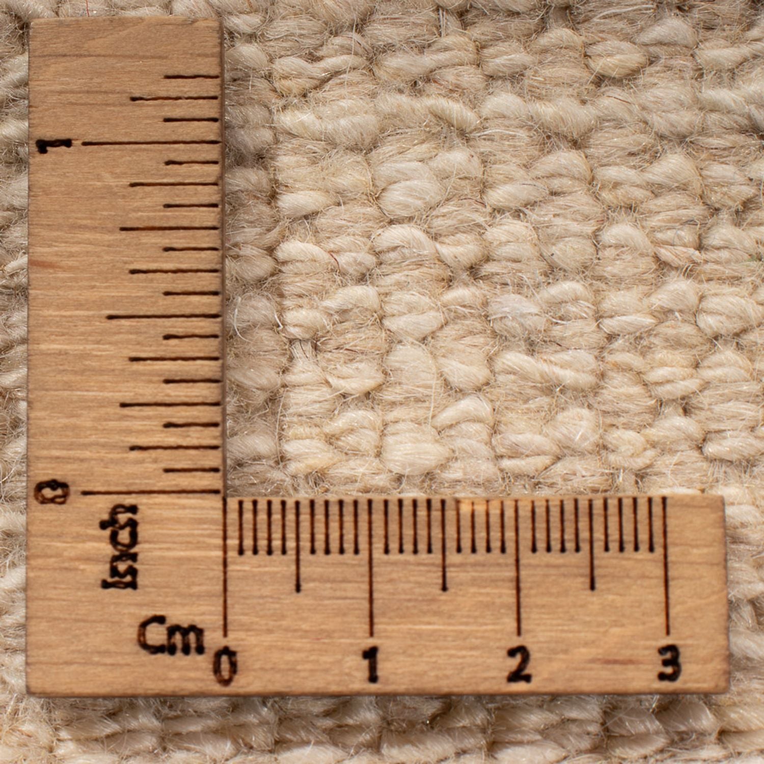 Tapis Gabbeh - Persan - 260 x 167 cm - blanc naturel