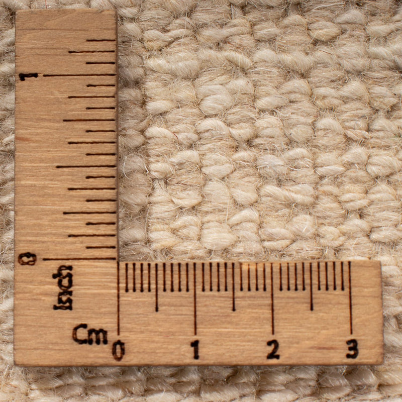 Tapis Gabbeh - Persan - 260 x 167 cm - blanc naturel