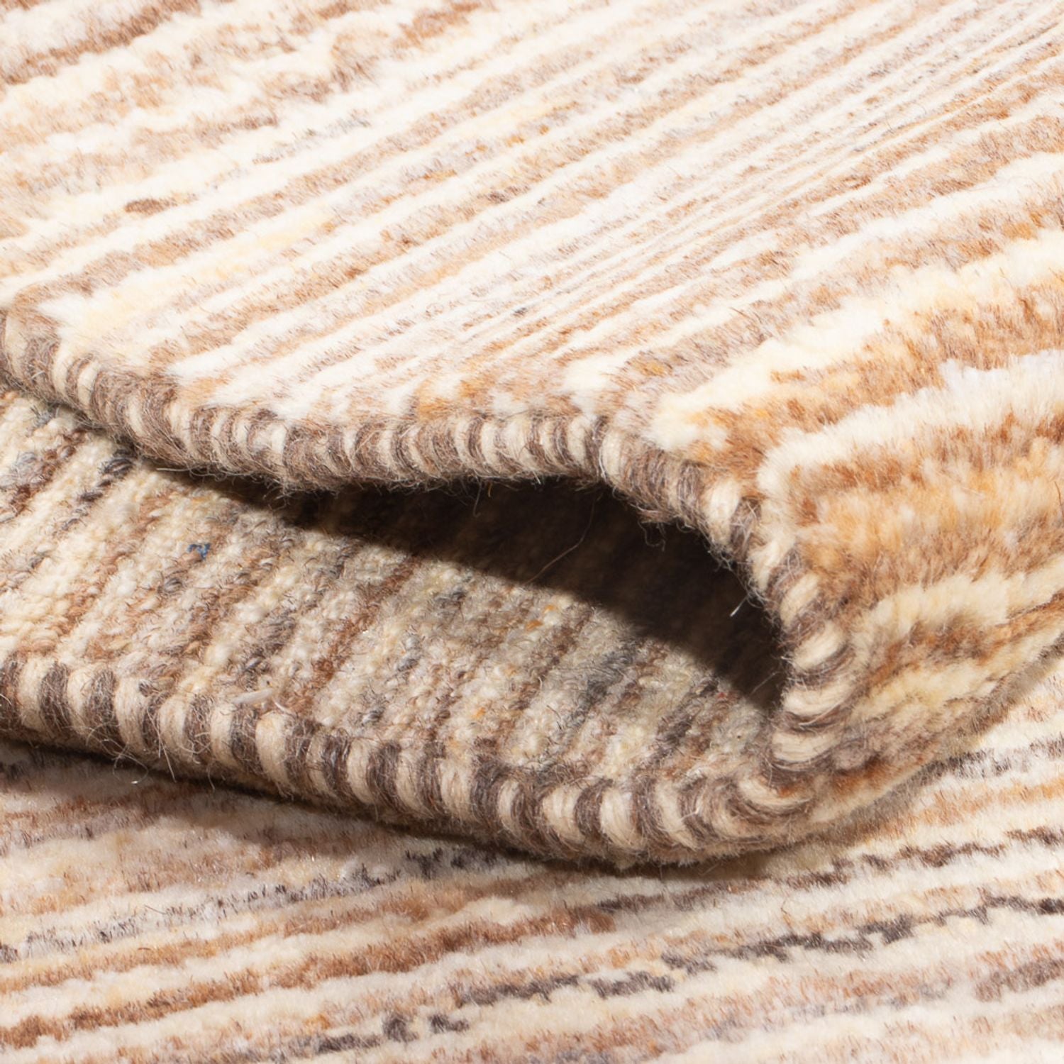 Tapis Gabbeh - Persan - 92 x 60 cm - beige clair