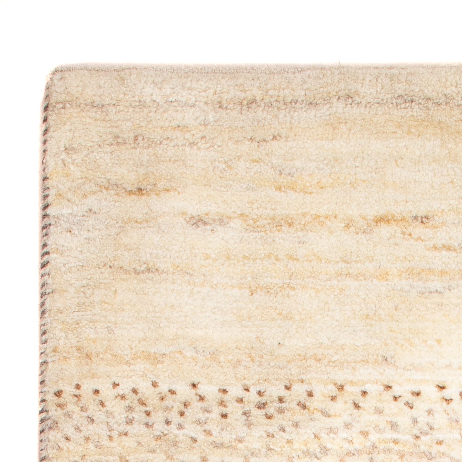 Tapis Gabbeh - Persan - 97 x 59 cm - beige clair
