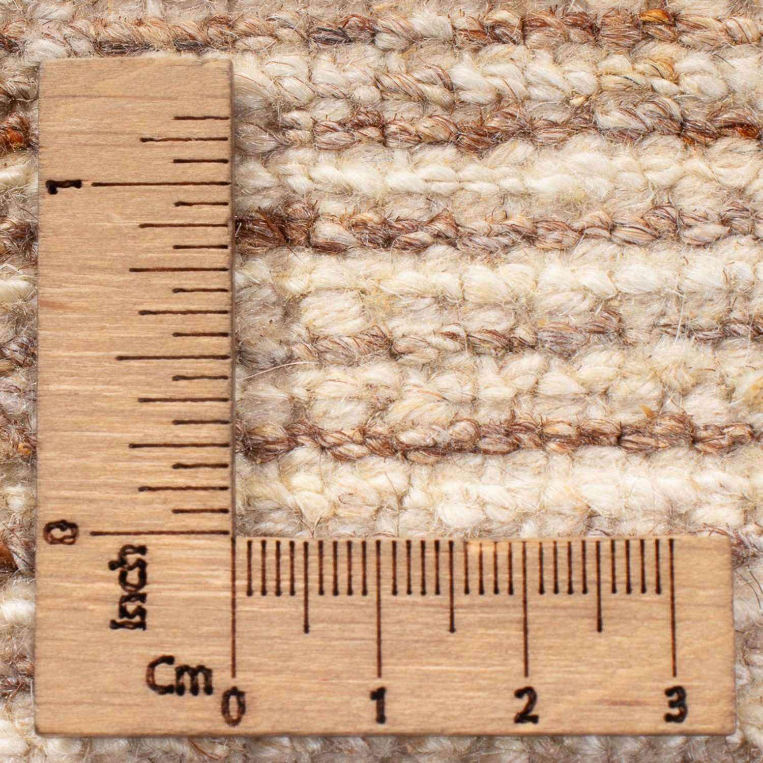 Tapis Gabbeh - Persan - 91 x 60 cm - beige clair