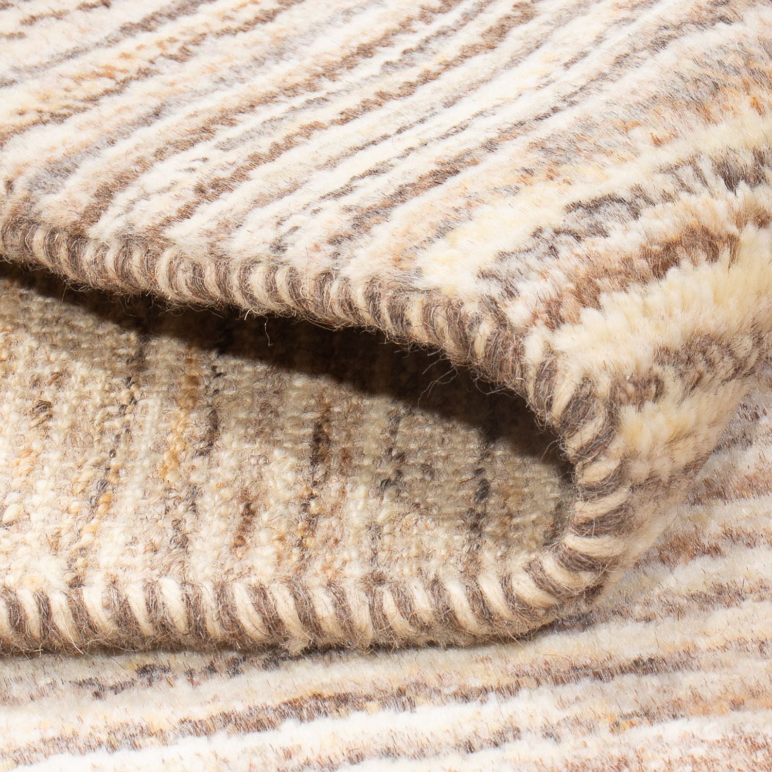 Tapis Gabbeh - Persan - 93 x 62 cm - beige clair