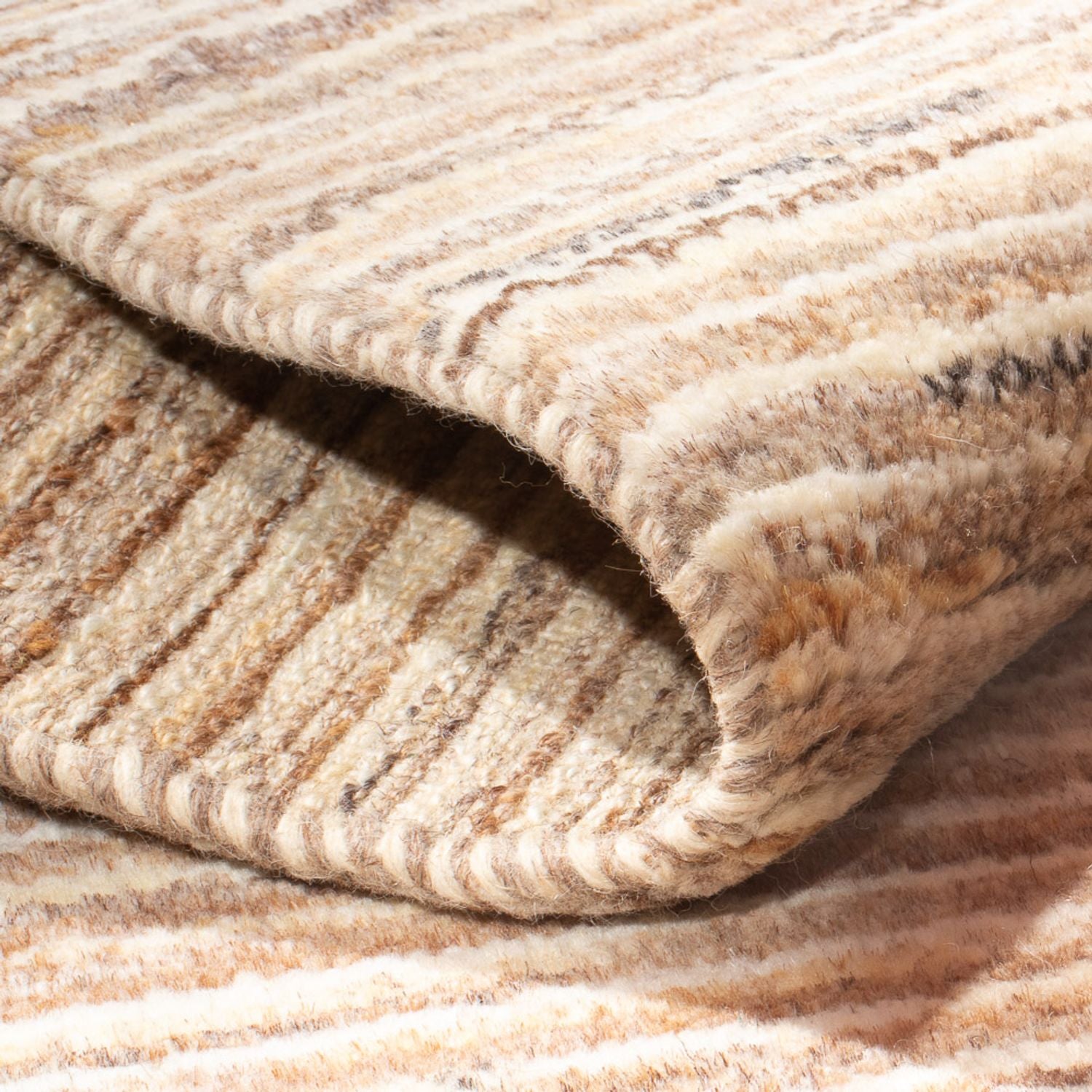 Tapis Gabbeh - Persan - 93 x 57 cm - beige clair