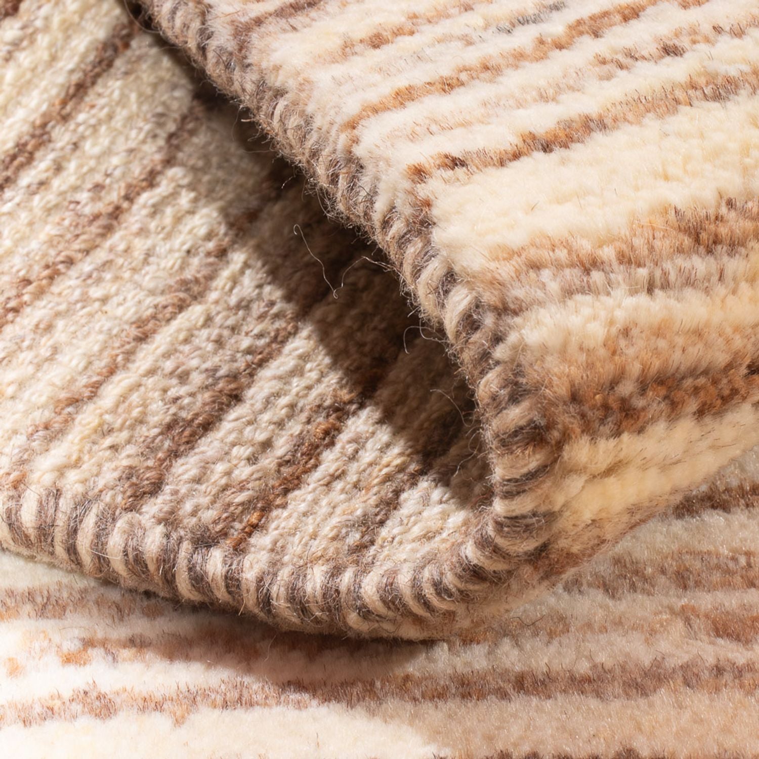 Tapis Gabbeh - Persan - 95 x 60 cm - beige clair