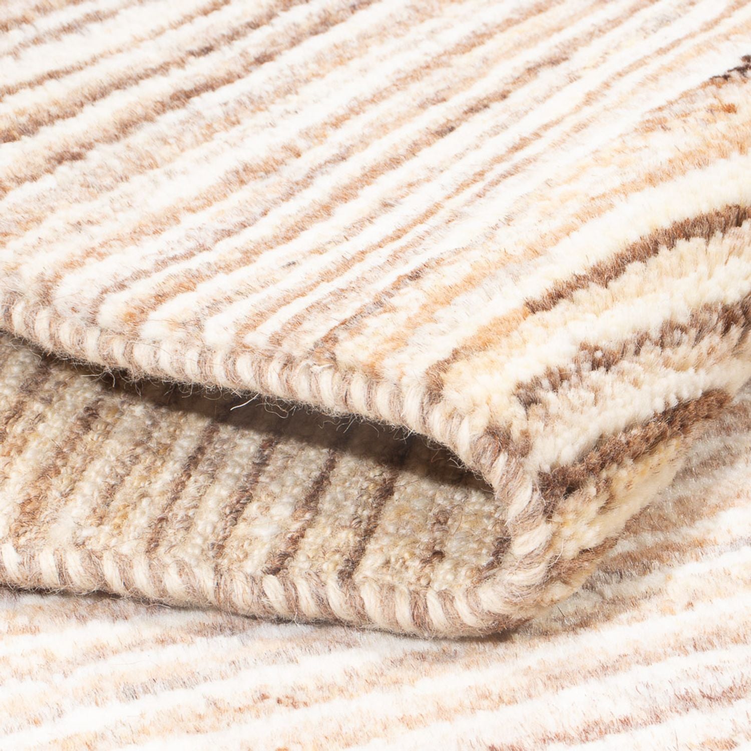 Gabbeh Teppich - Perser - 142 x 98 cm - hellbeige