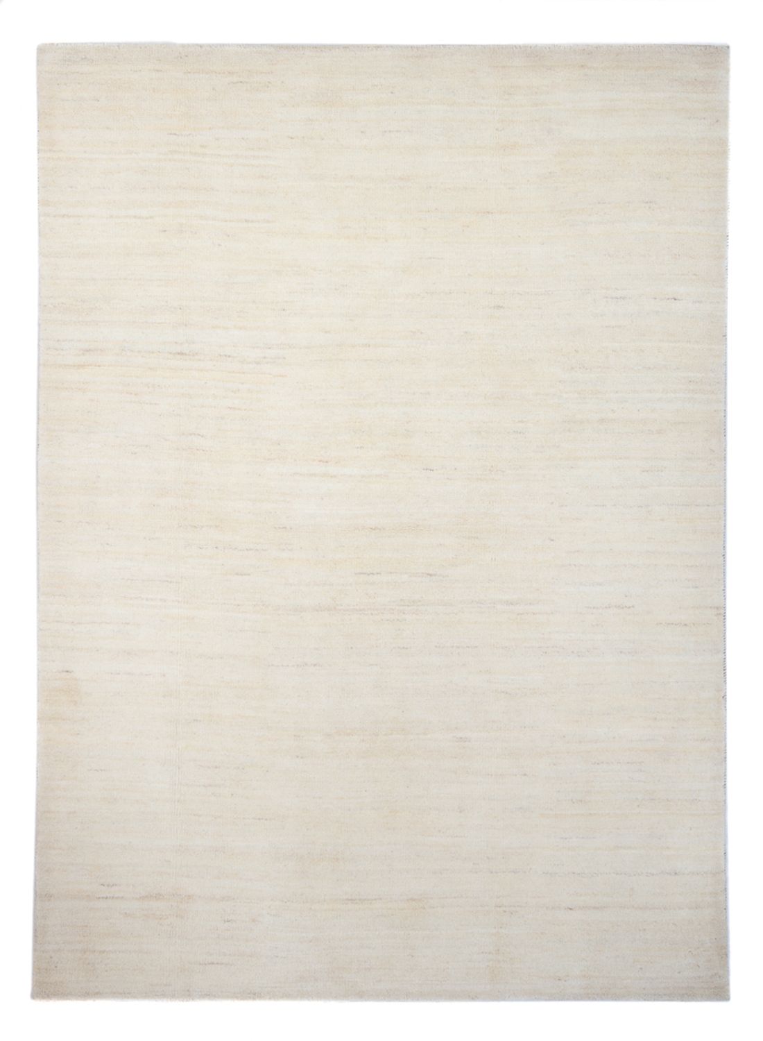 Tapis Gabbeh - Persan - 247 x 168 cm - blanc naturel