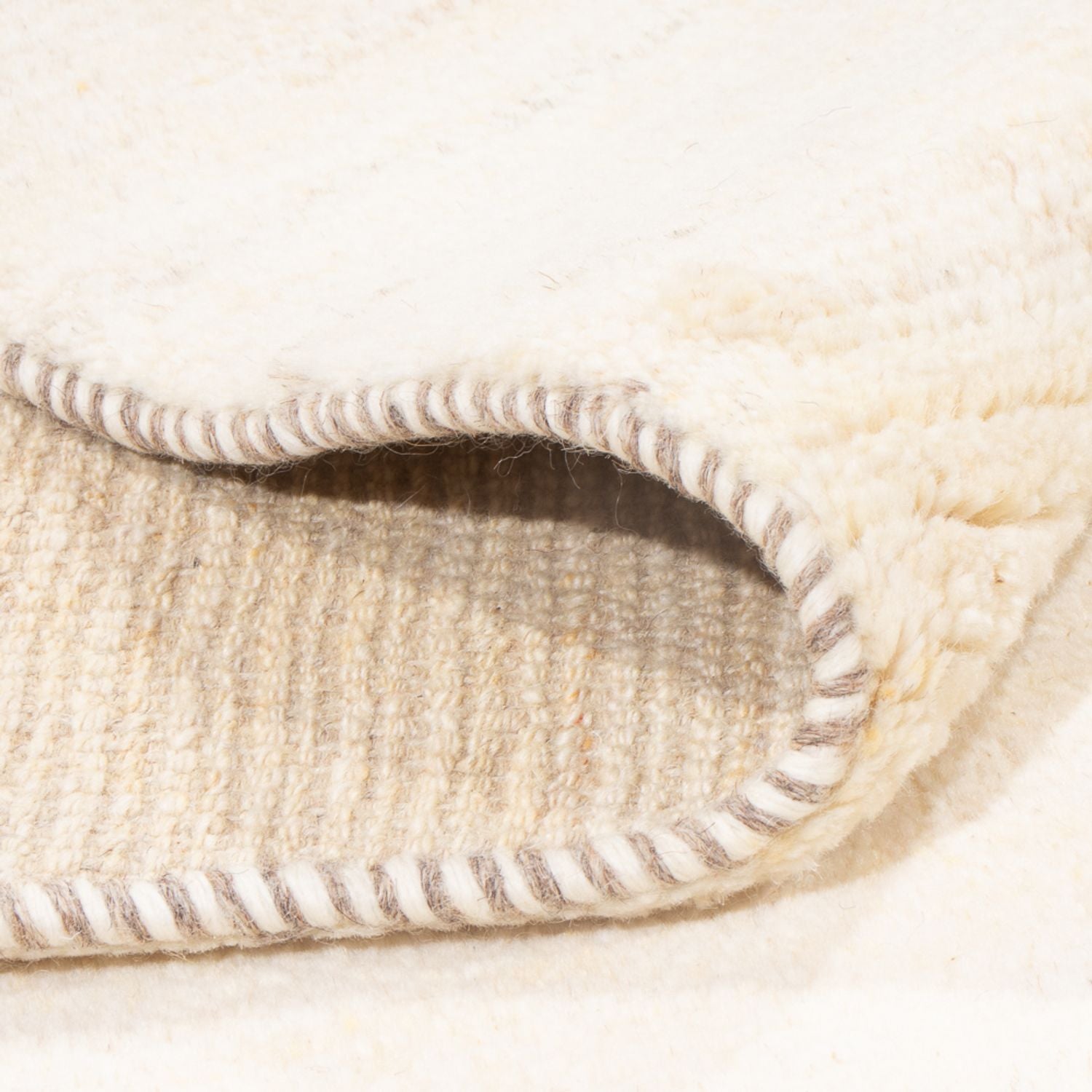 Tapis Gabbeh - Persan - 204 x 142 cm - beige clair