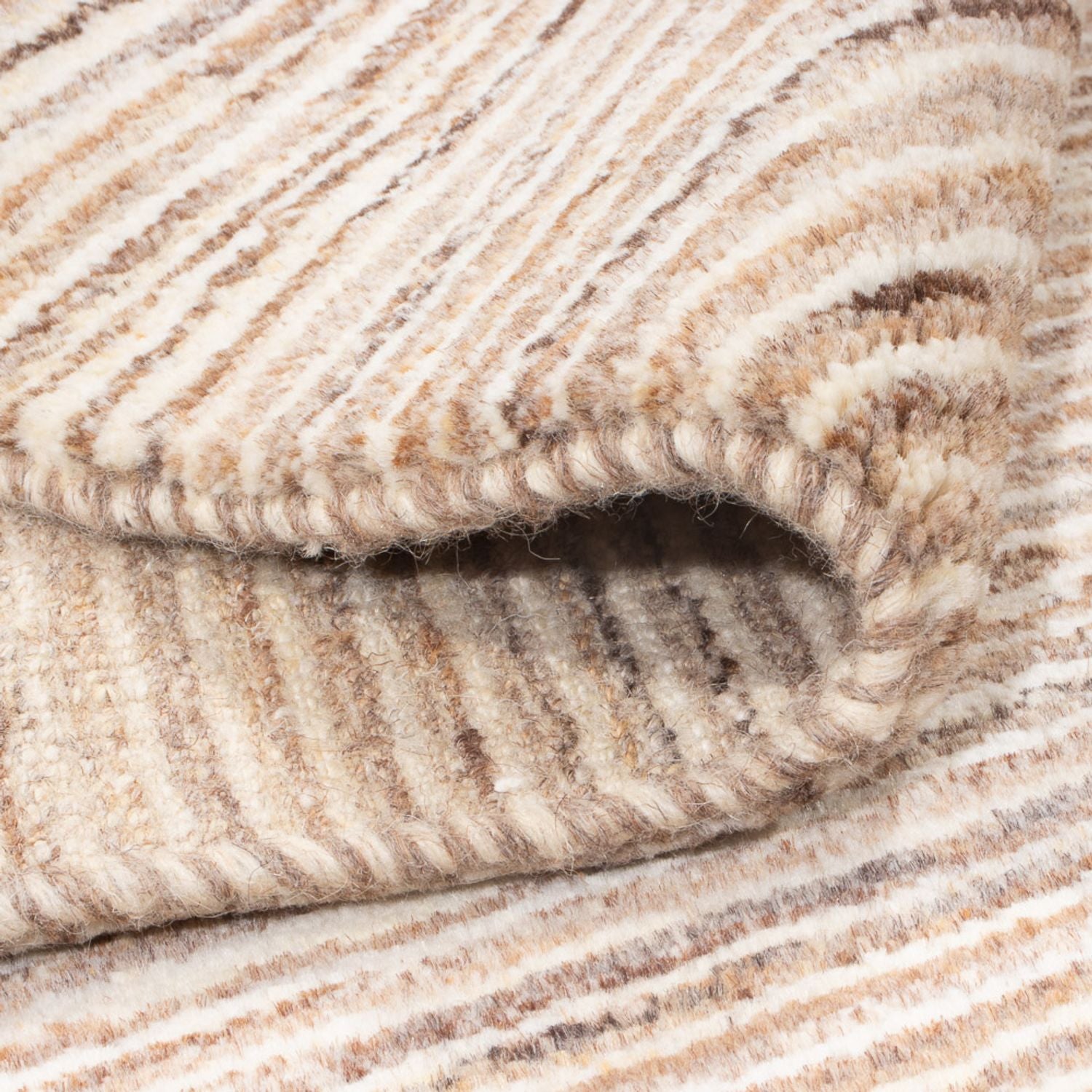 Gabbeh Teppich - Perser - 201 x 150 cm - dunkelbeige