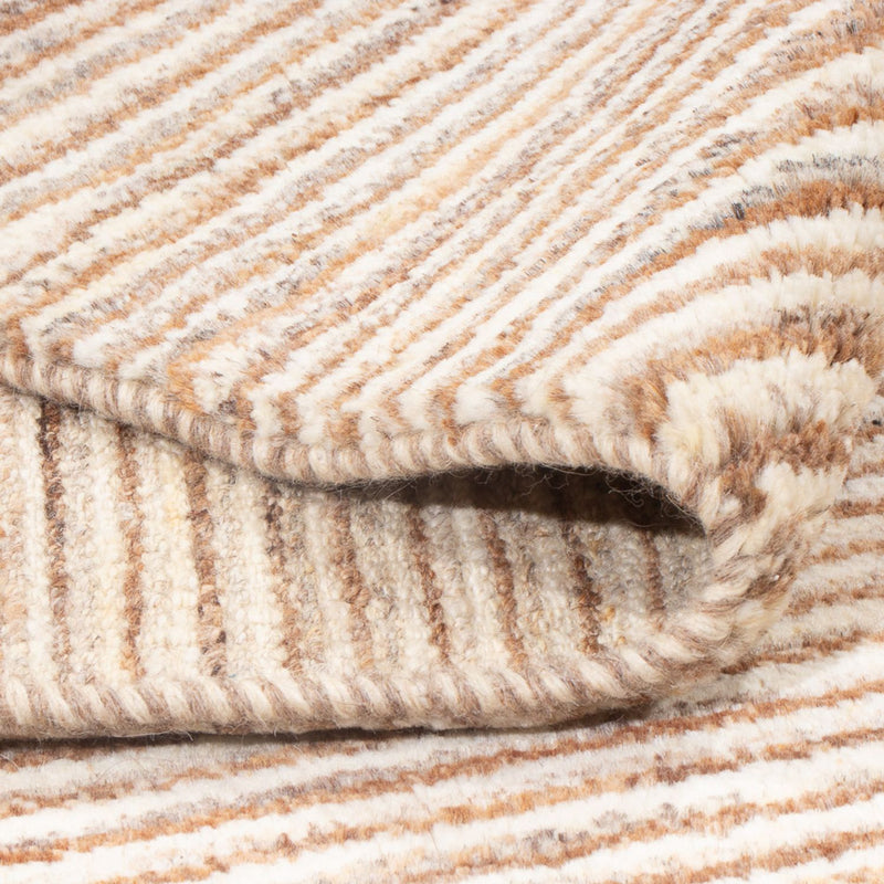 Tapis Gabbeh - Persan - 194 x 145 cm - marron clair