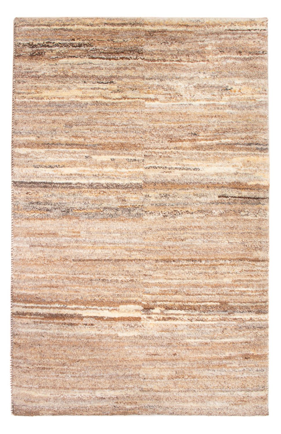 Tapis Gabbeh - Persan - 97 x 63 cm - beige foncé