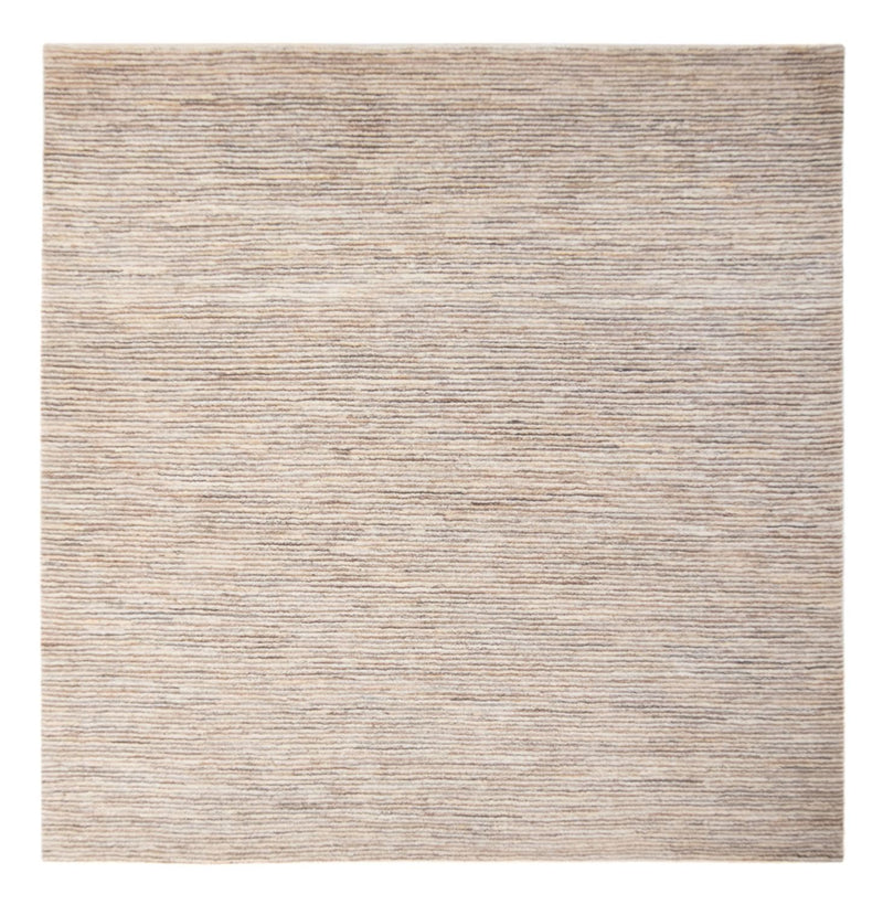 Tapis Gabbeh - Persan carré  - 216 x 207 cm - beige foncé