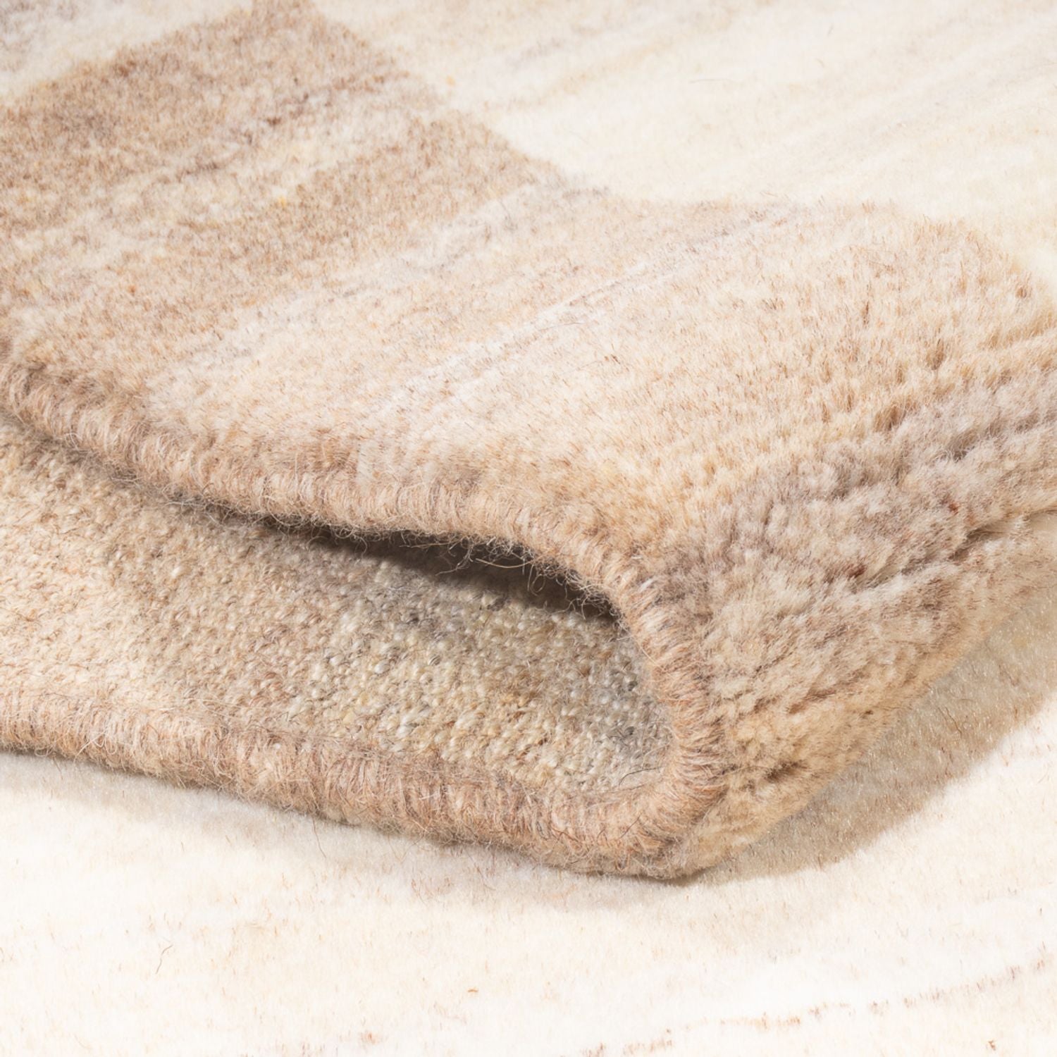 Tapis de couloir Tapis Gabbeh - Persan - 203 x 82 cm - naturel