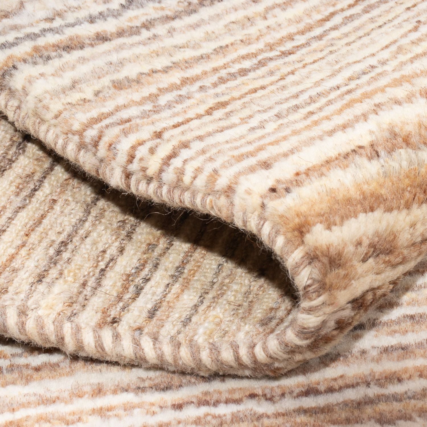 Tapis Gabbeh - Persan - 94 x 59 cm - beige foncé