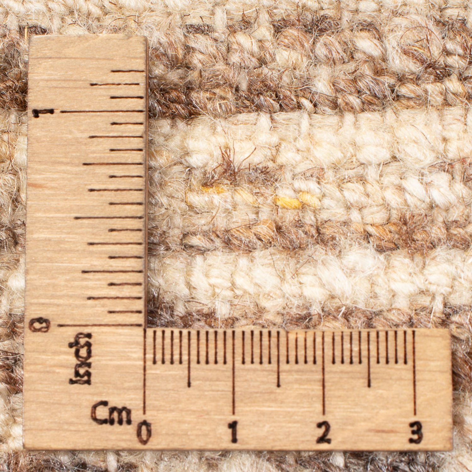 Tapis Gabbeh - Persan - 145 x 105 cm - beige foncé