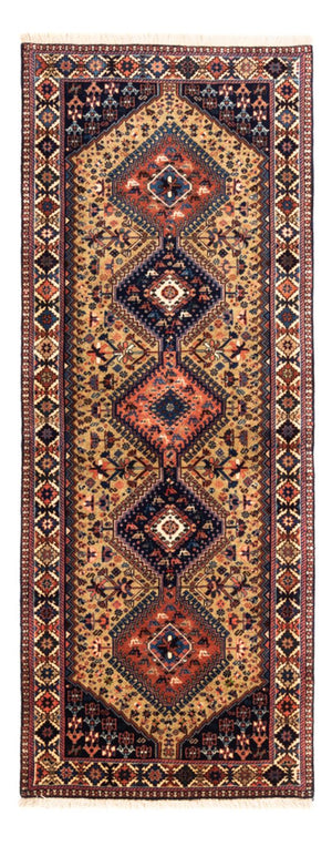 Tapis de couloir Tapis Gabbeh - Persan - 220 x 76 cm - sable
