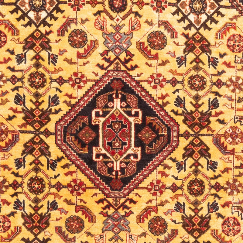 Tapis persan - Nomadic - 150 x 110 cm - jaune