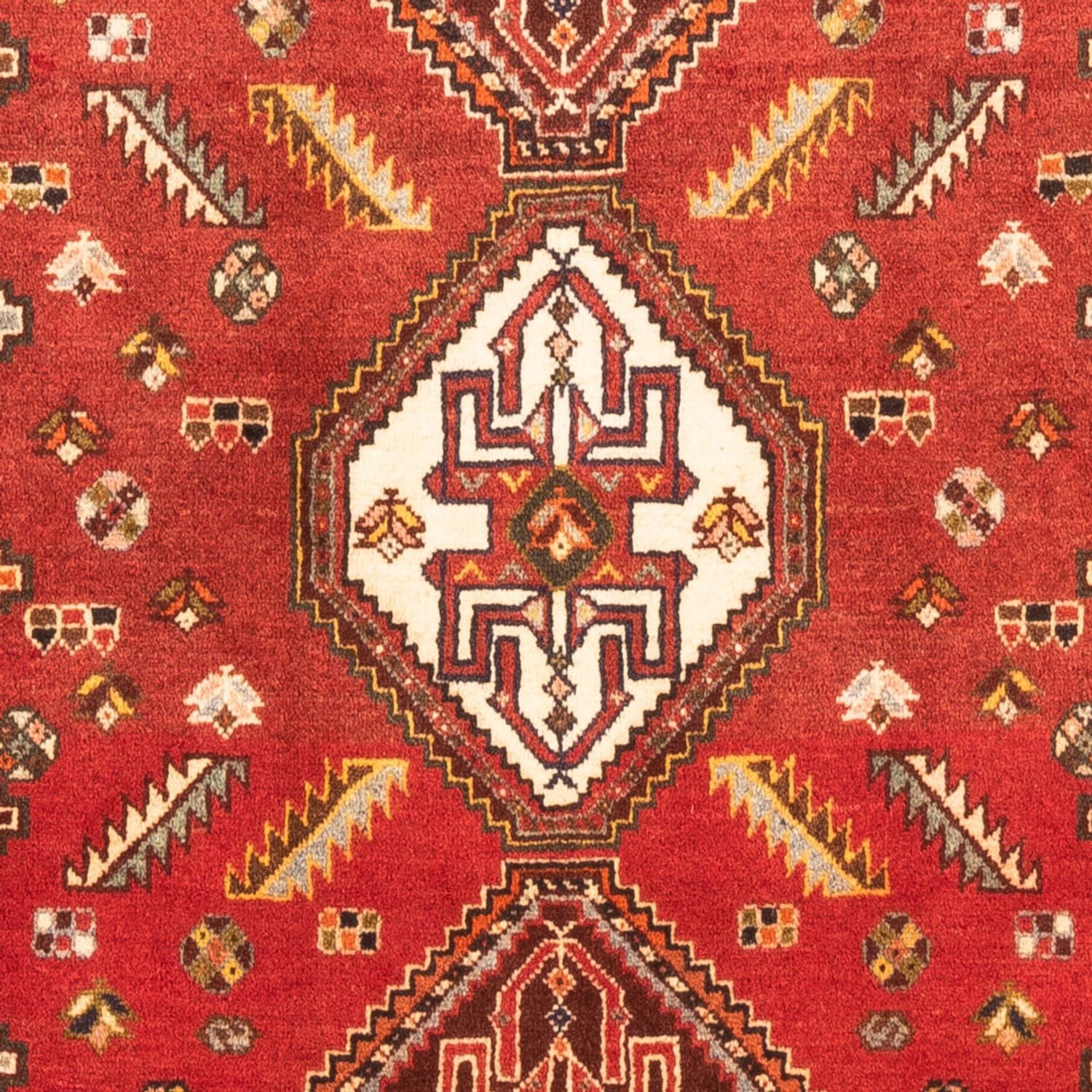 Tapis persan - Nomadic - 170 x 112 cm - rouge