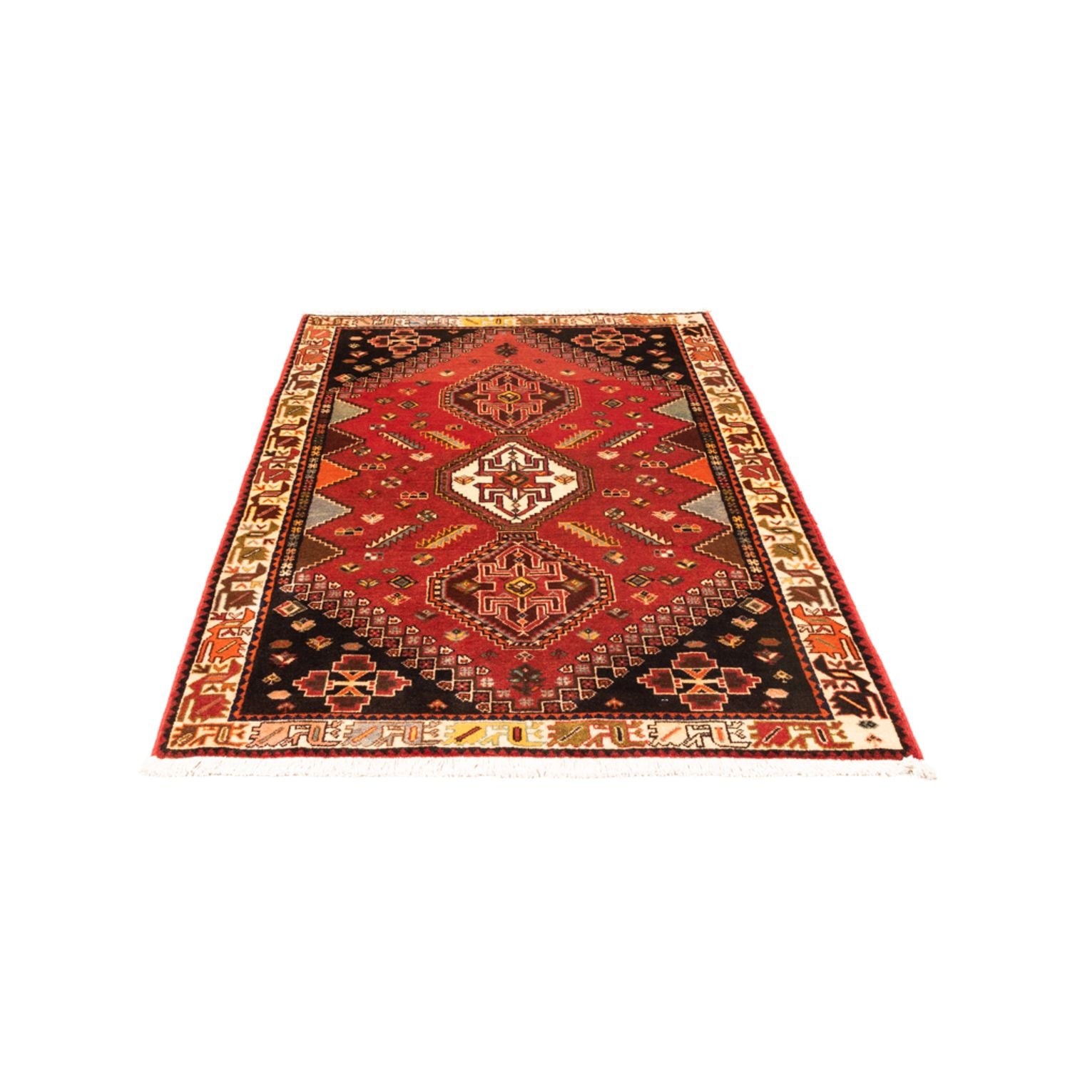 Tapis persan - Nomadic - 170 x 112 cm - rouge