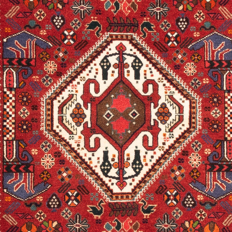 Tapis de couloir Tapis persan - Nomadic - 200 x 80 cm - rouge