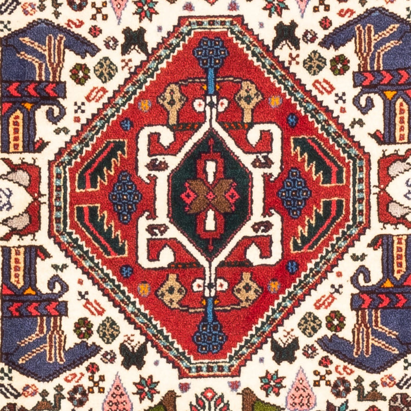 Tapis de couloir Tapis persan - Nomadic - 200 x 82 cm - crème