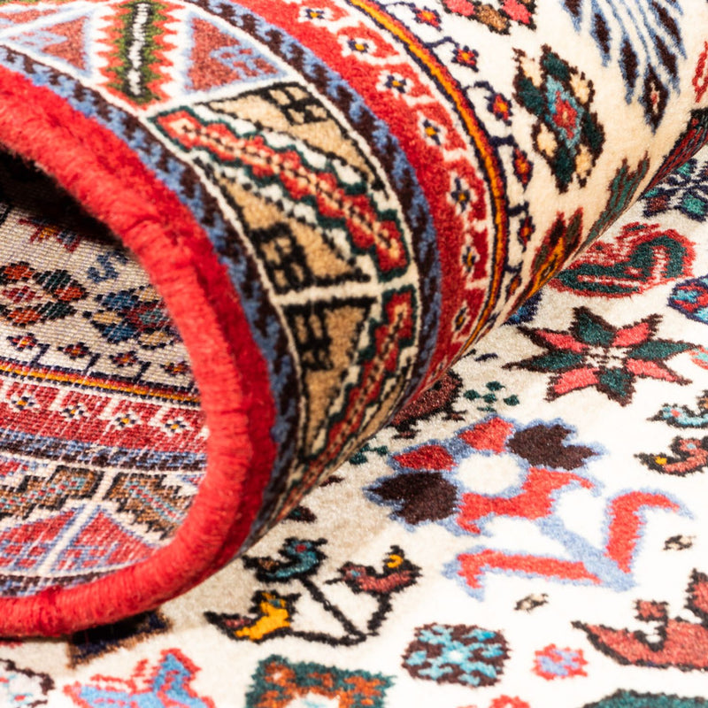 Tapis de couloir Tapis persan - Nomadic - 200 x 82 cm - crème
