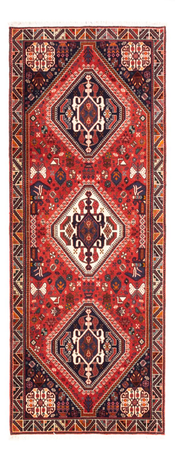 Tapis de couloir Tapis persan - Nomadic - 205 x 80 cm - rouge