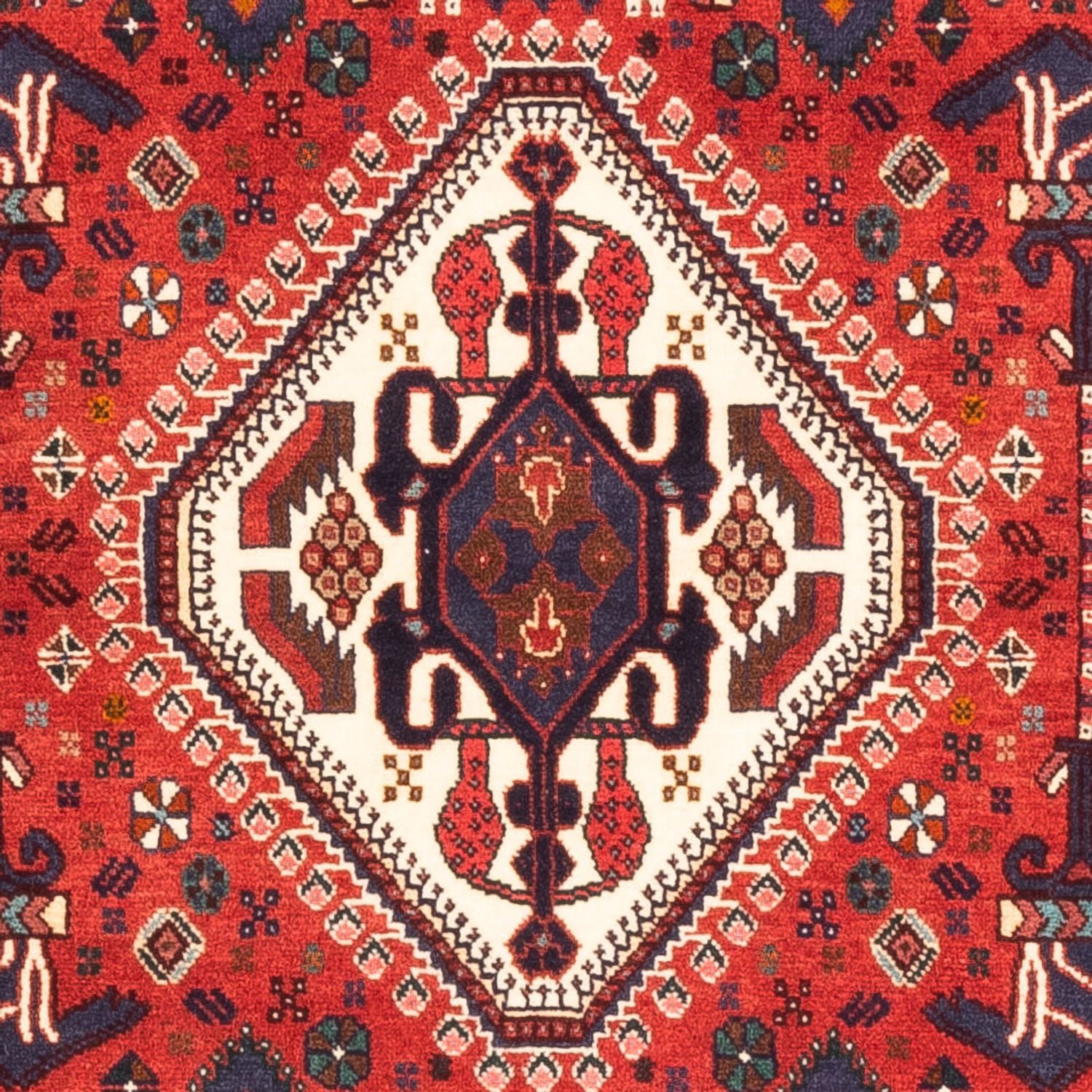 Tapis de couloir Tapis persan - Nomadic - 205 x 80 cm - rouge