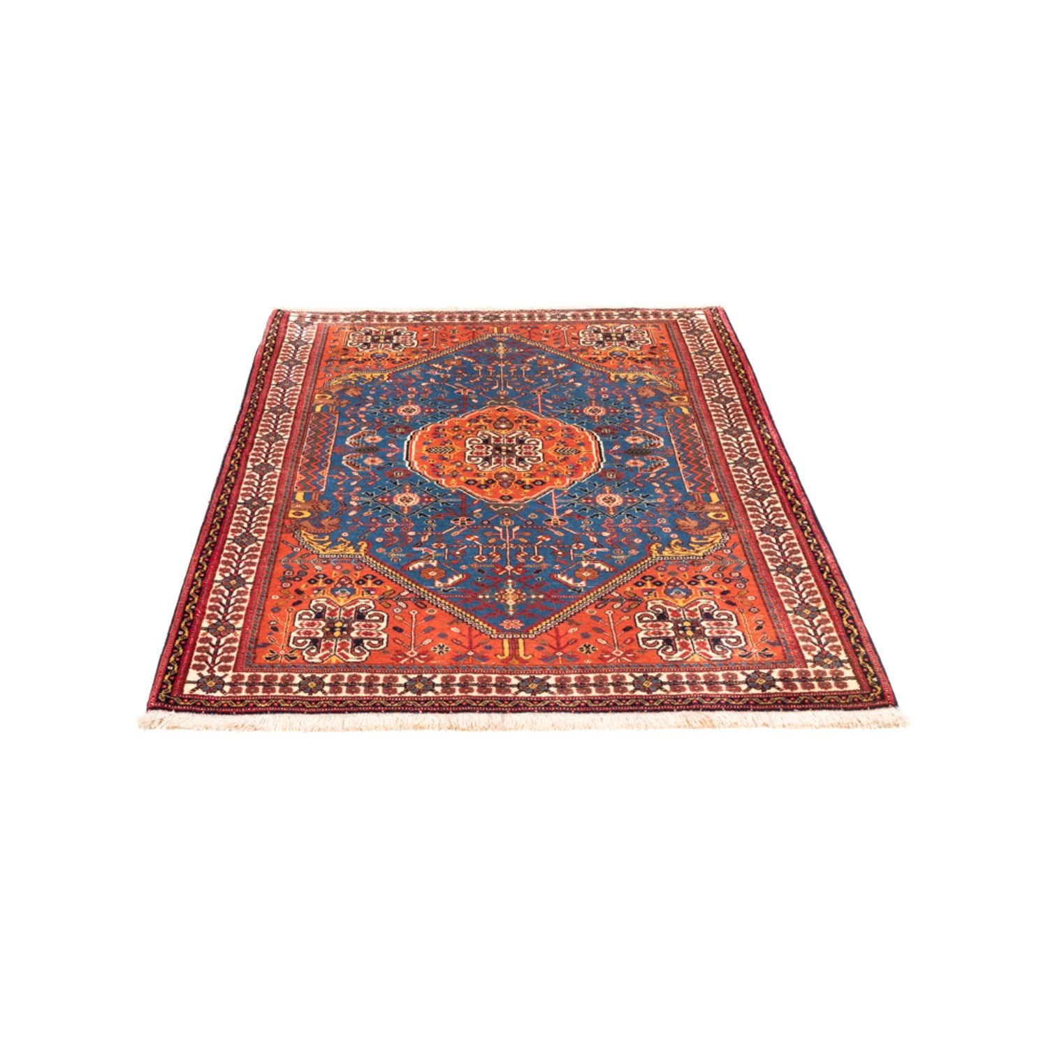 Tapis persan - Nomadic - 156 x 110 cm - bleu