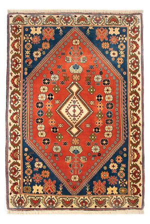 Tapis Gabbeh - Persan Kashkuli - 117 x 80 cm - rouge