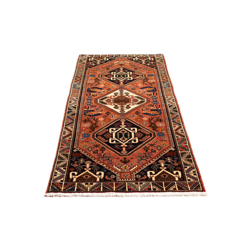 Tapis de couloir Tapis persan - Nomadic - 200 x 73 cm - terracotta