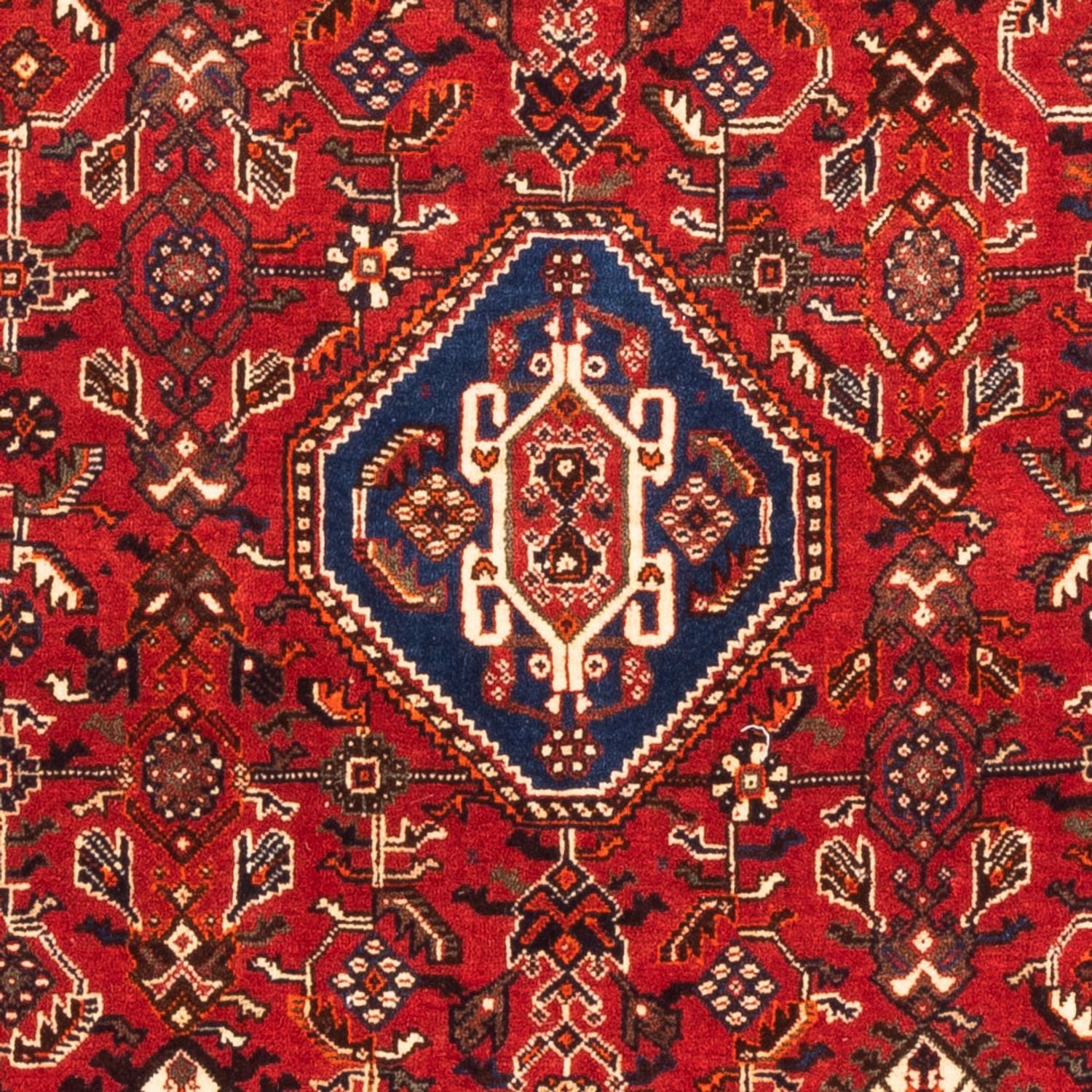 Tapis persan - Nomadic - 158 x 110 cm - rouge
