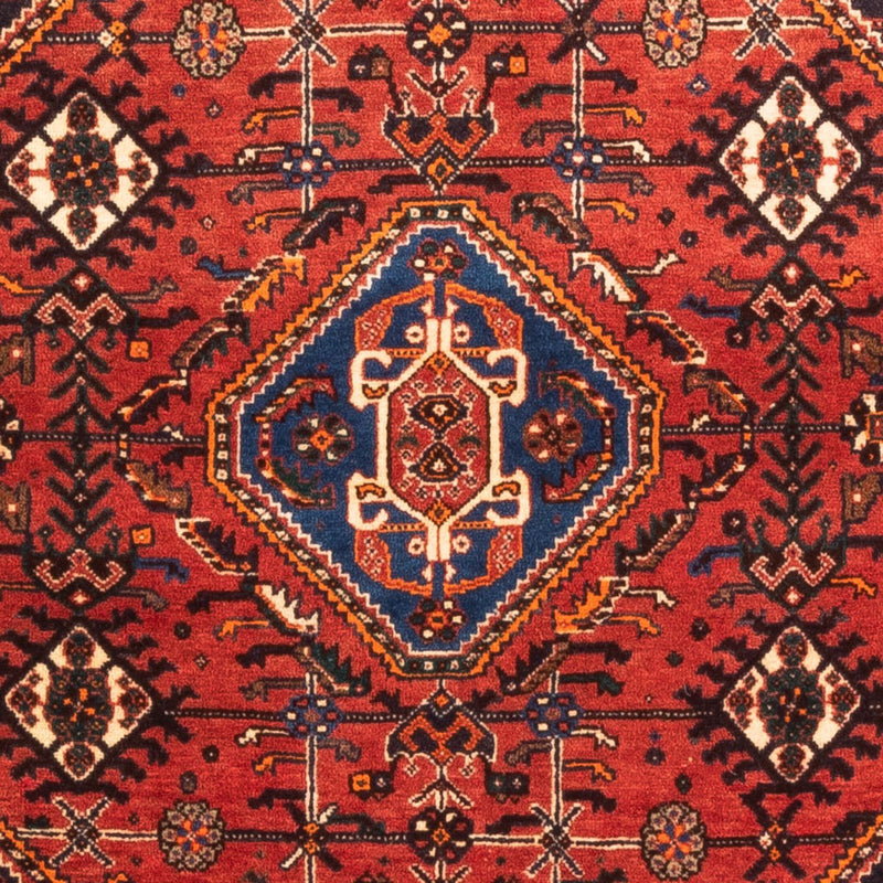 Tapis persan - Nomadic - 140 x 108 cm - rouge