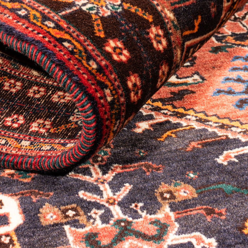 Tapis persan - Nomadic - 140 x 108 cm - rouge