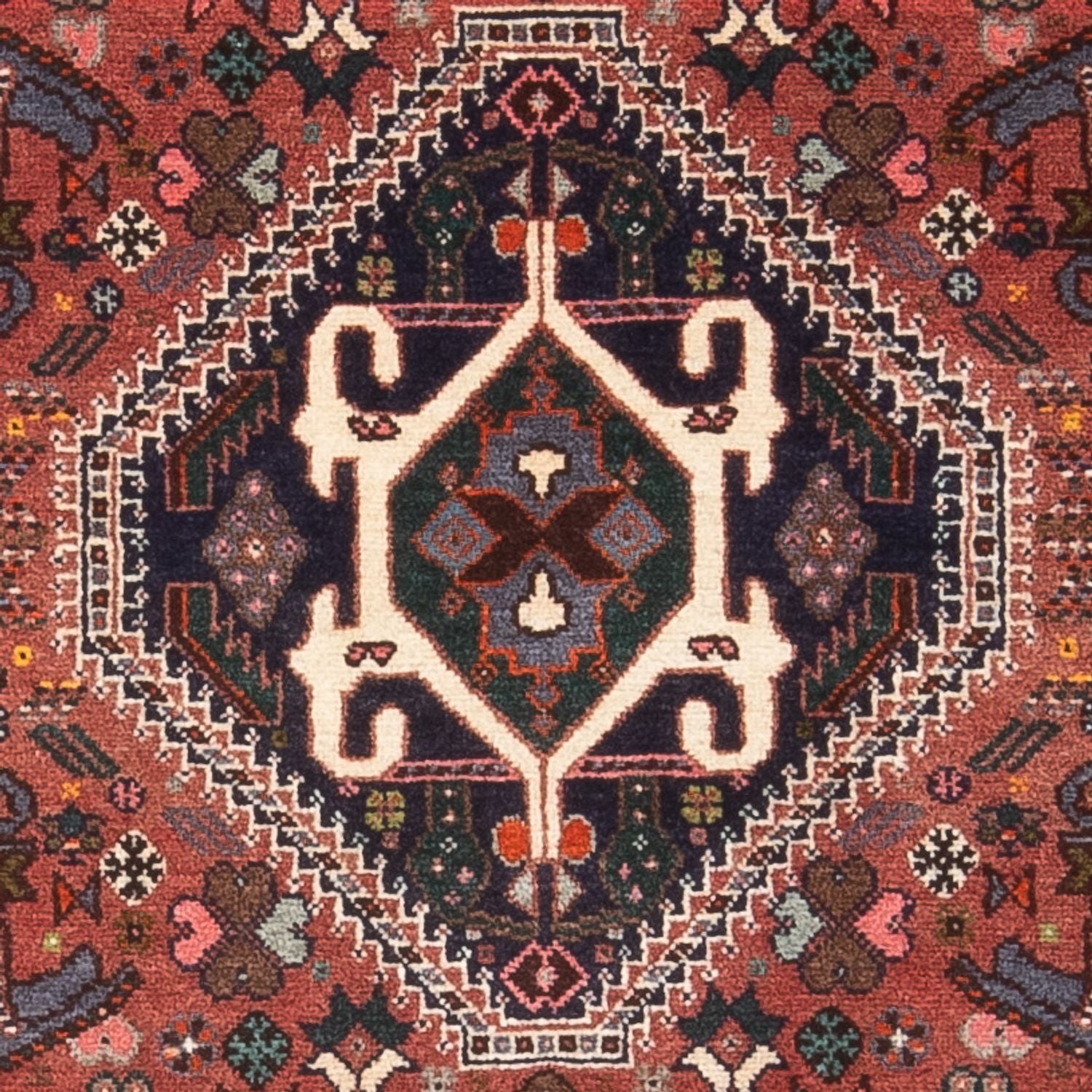 Tapis persan - Nomadic - 147 x 73 cm - rouge