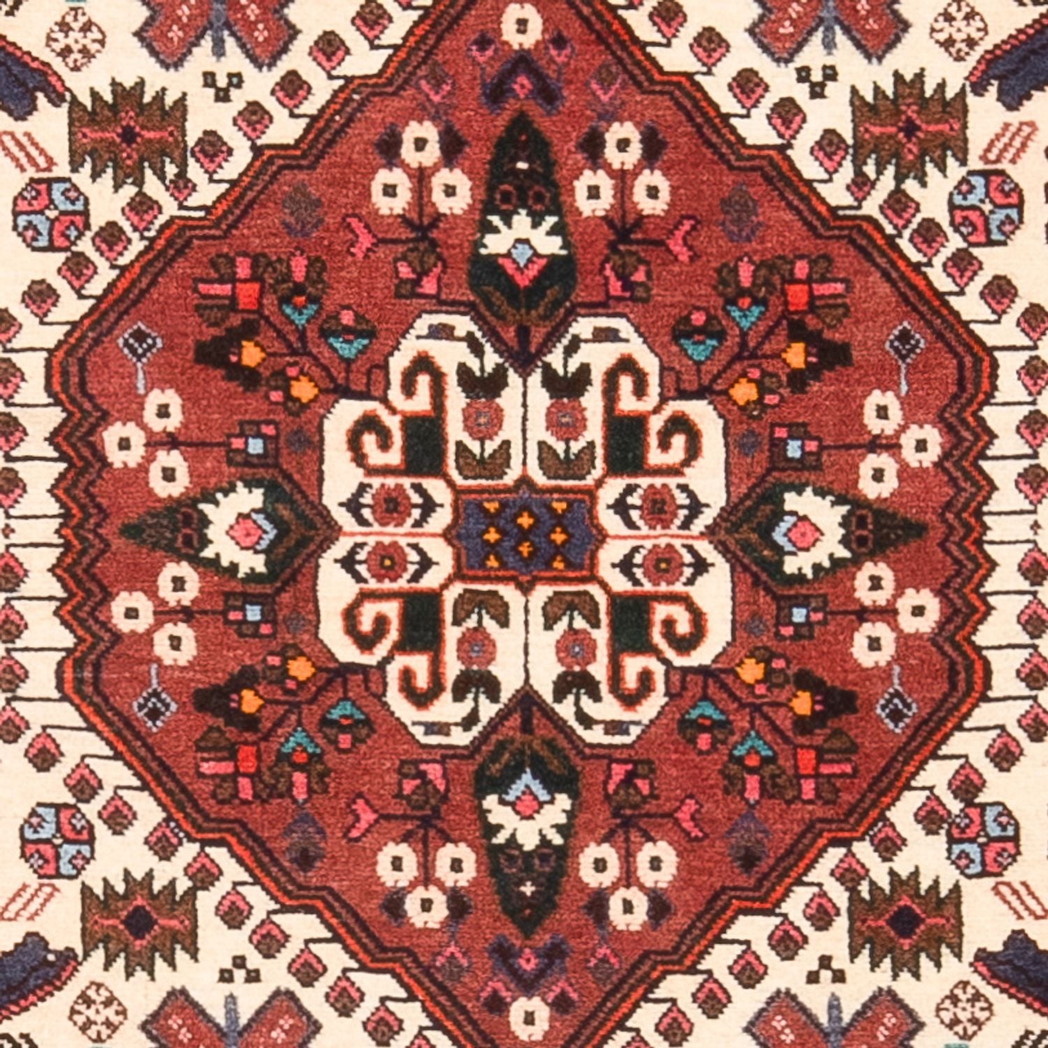 Tapis persan - Nomadic - 150 x 73 cm - crème