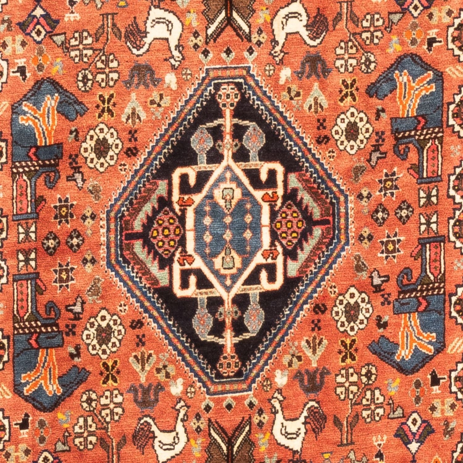 Tapis de couloir Tapis persan - Nomadic - 200 x 85 cm - orange