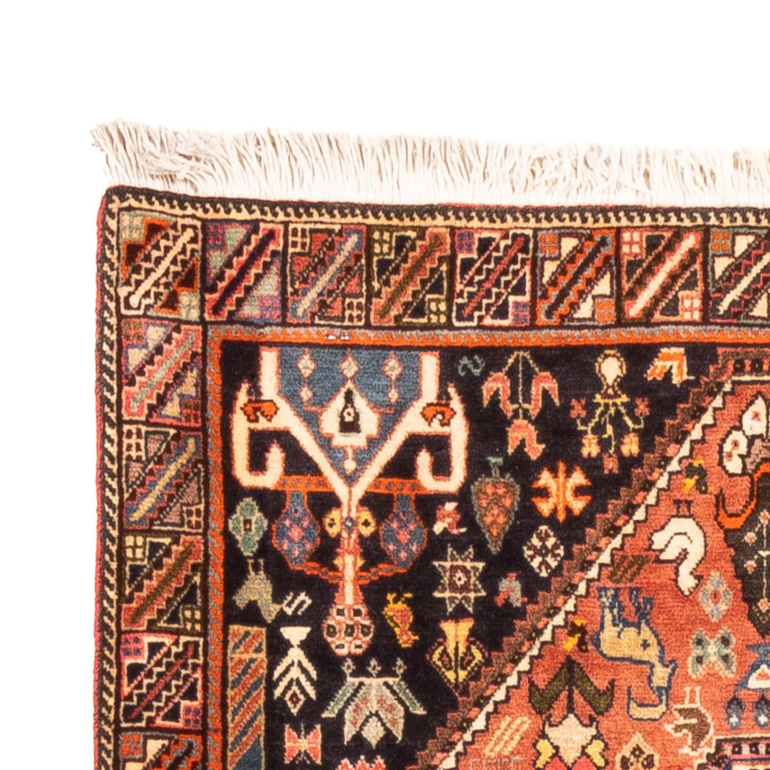Tapis de couloir Tapis persan - Nomadic - 200 x 85 cm - orange