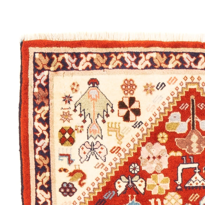 Tapis de couloir Tapis persan - Nomadic - 198 x 71 cm - rouge